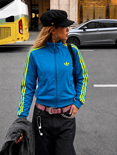 Adidas firebird jacke blau - jacke,