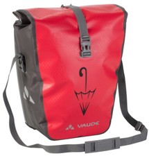 Vaude Aqua Back single mit Schirmlogo Hinterradtasche Fahrradtasche wasserdicht 