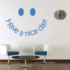 Wandtattoo Smiley Wandbild
