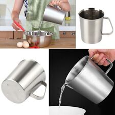 500ML Dicker Edelstahl-Messbecher mit Waage Milchtee Tasse Küchenback-Messbecher
