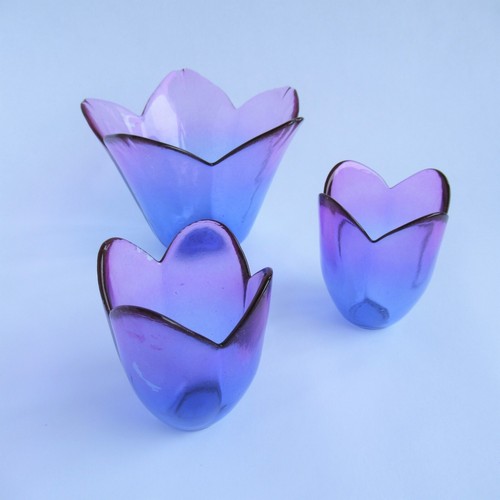 Retro vintage lila tulpe - retro,