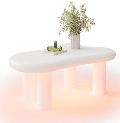 Weißcouchtisch sofatisch - weißcouchtisch,