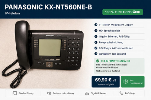 Panasonic nt560ne b - panasonic, kx-nt560ne-b
