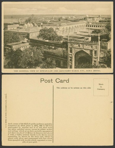Indien alte postkarte - indien,