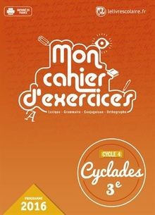 Français cyclades cahier - 5e,