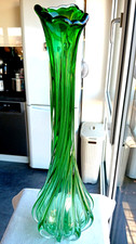 XXL Große schwere Glas Vase -