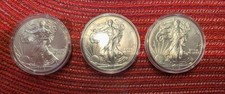 USA American Eagle 2013 Silber 1 oz Top Erhaltung 3 Coins