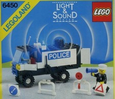 Lego 6450 Light & Sound Mobile Police Truck komplett