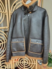 Leather Jacket Fashion Designer Men's Frederik Anderson Copenhagen  Size Xl