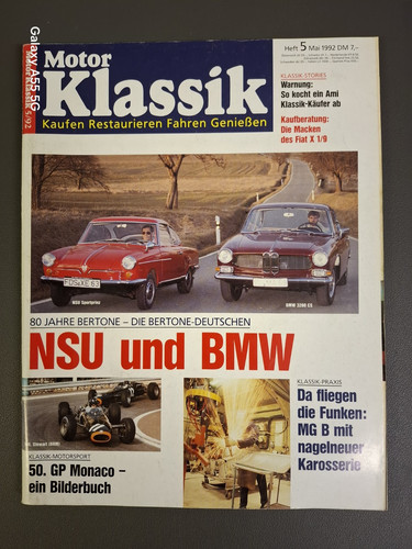 Motor klassik 1992 nsu - 5/1992,,