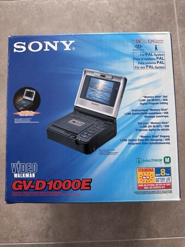 Sony d1000e tragbarer - sony, gv-d1000e