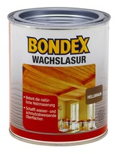 Bondex Wachslasur Holzlasur 0,75L BEULE Farbwahl innen Möbel Tür