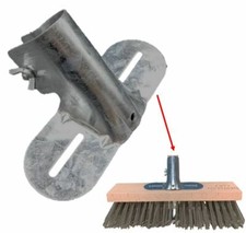 Metall Besenhalter 1 1/8