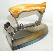 Bügeleisen elektrisch Holzgriff Gewicht 3 kg FUNKTIONSTÜCHTIG