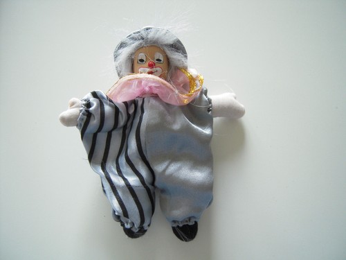 Harlekin clown grau - harlekin,