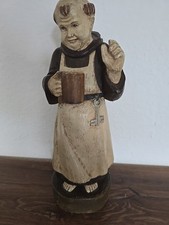 Holzfigur Mönch ca. 36cm hoch