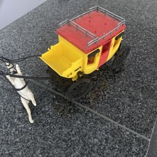 TIMPO TOYS   Postkutsche   Zu Restaurieren Schwarzes Fahrgestell   selten