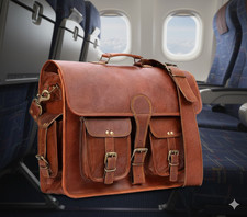 Tasche Leder Laptop Ziege Echt