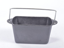 Gusseisen Backtopf 2L 27x12,5x15cm Dutch Oven Topf Bräter Feuertopf