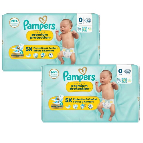 Pampers premium protection - 2x,
