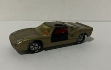 Siku V296 - Ford GT 40 Goldmetallic / Türen Schwarz - gebr.