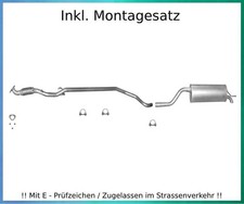 Auspuffanlage ab Kat Opel