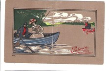 Palmin -älteres Kaufmannsbild - Sportbild - Bild 6 - Angler - Abbildung