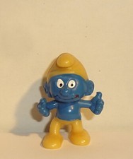 EIERLAUF SCHLUMPF *Zungenbemalung versetzt* OLYMPIADE D. SCHLÜMPFE 1983 Original