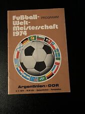 WM 1974 : Argentinien - DDR ; 03.07.74 ; Gelsenkirchen 