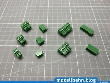 Steckerklemme 2- 3- 4- 5- oder 7-polig RM3,5 für z.B. Roco TAMS inkl. Buchse NEU