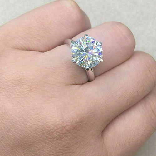 Karat rund diamant - rund, solitär