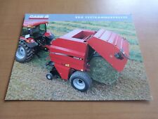 Prospekt Case IH Festkammerpresse RBX 341 auch Schneidrotor Silage-Pack 2002