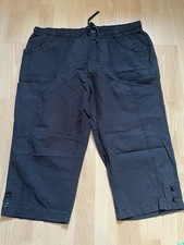 Schlupfbund Hose Schwarz 7/8