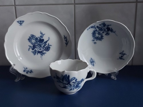 Meissen kaffeegedeck 3tlg - kaffeegedeck,