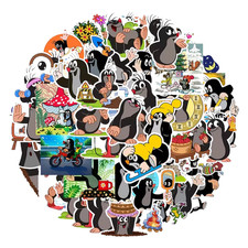 40x KLEINER MAULWURF Sticker