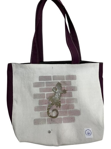 Handbemalte shopper tasche - handbemalte,