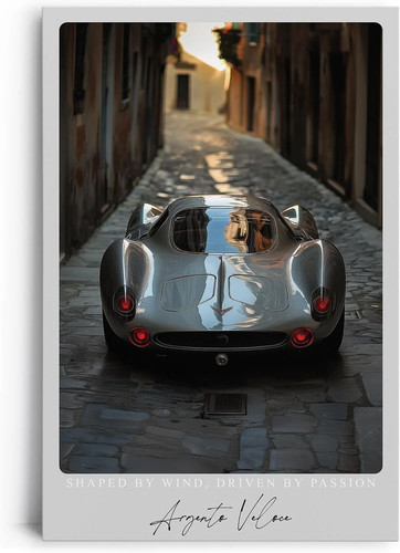Leinwandbild argento veloce - leinwandbild,