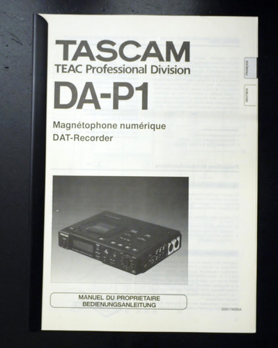 Original tascam p1 - original, da-p1