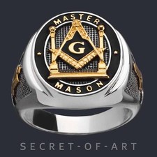 Master Mason Freimaurer Ring