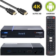 Octagon SPIRIT V2 PRO 4K UHD Android 11.0 IP Receiver HDR10+ Dual-WiFi LAN BT