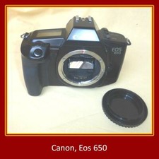 CANON EOS 650,Analogkamera,Camera,Fotoapparat,Kamera,für Ersatzteile,top Zustand