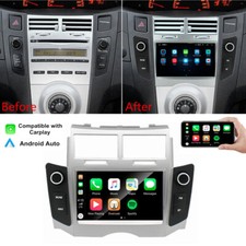 7" Android 12.0 Auto Radio GPS Navi Wifi für Toyota Yaris 2005-2012 mit Carplay