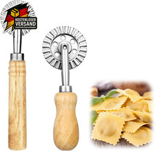 Teigschneider mit wellenrad