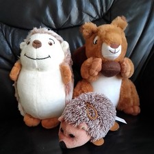 Penny Stofftiere Igel und Eichhörnchen im Set und Igelkind von Landahl  #122