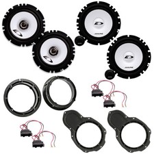 ALPINE SXE-1750S Lautsprecher Einbauset für Passat B6 B7 3C CC vorne hinten