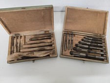 2x Handreibahlen Set DDR 9 bis 27,5 mm Verstellbar VEB Reibwerkzeug (40)