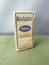 alte WASCHPULVER original Verpackung Bleich Soda Pulver henkel 1940-49 RARITÄT 