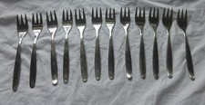 12x Gabel Kuchengabel teils