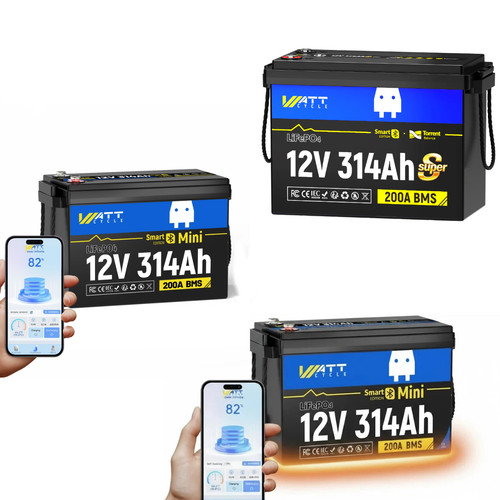 12v 314ah akku lithium - 314ah,