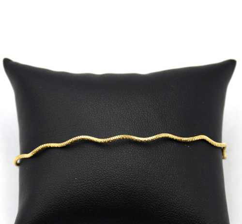 Armband dünn gelbgold massiv - gelbgold,